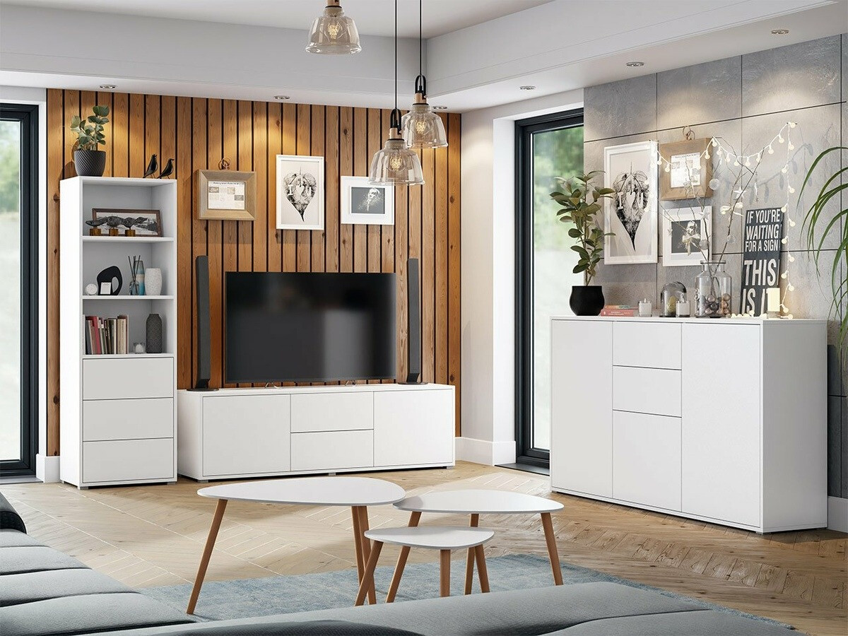 Living room set Comfivo Tutela III (White)