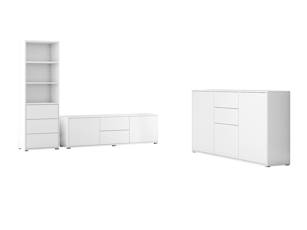 Living room set Comfivo Tutela III (White)