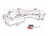 Corner sofa Comfivo 150 (Poso 05)