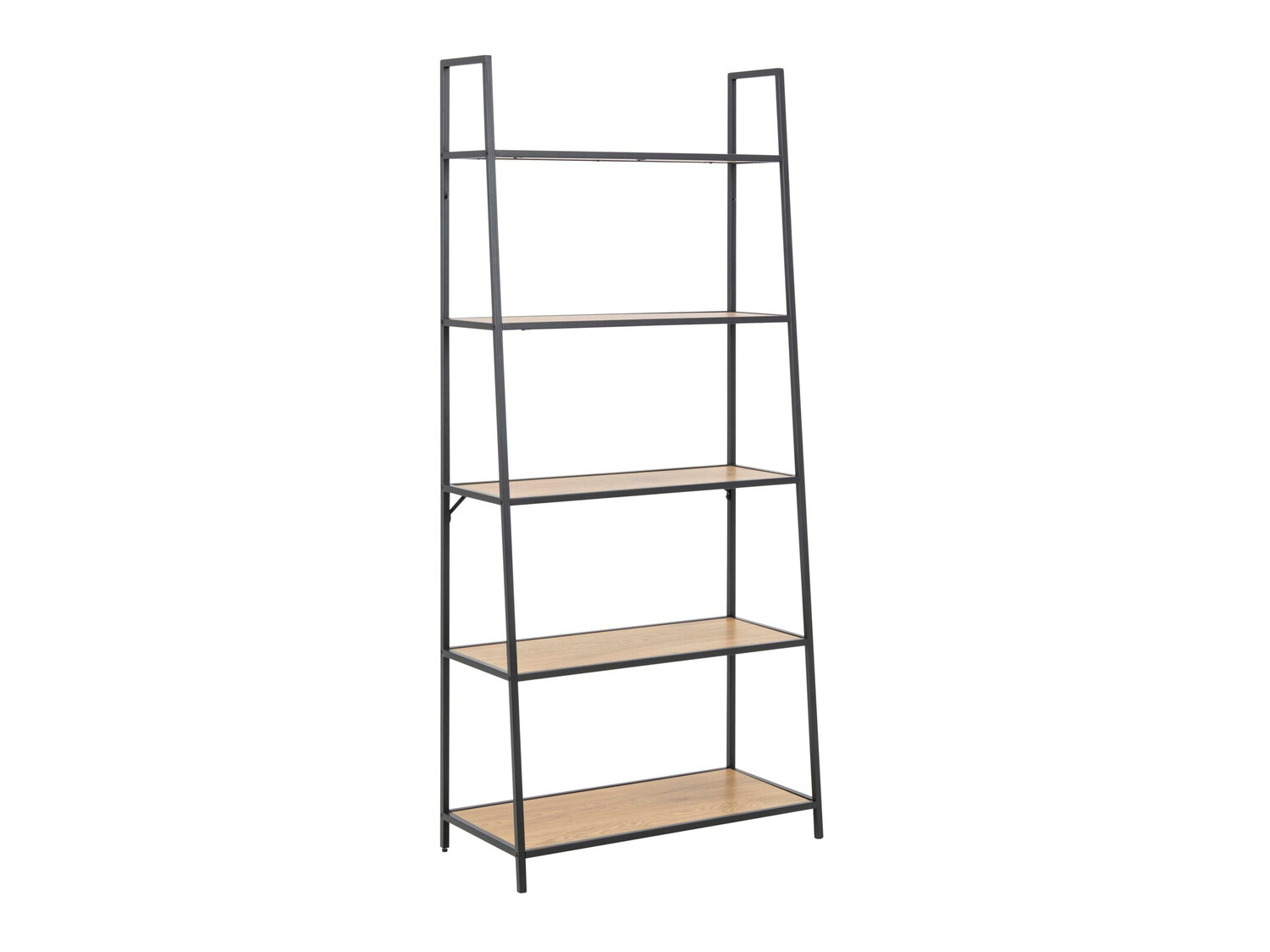 Bookcase Norsica Sevferi 156 (Black + Wild oak)