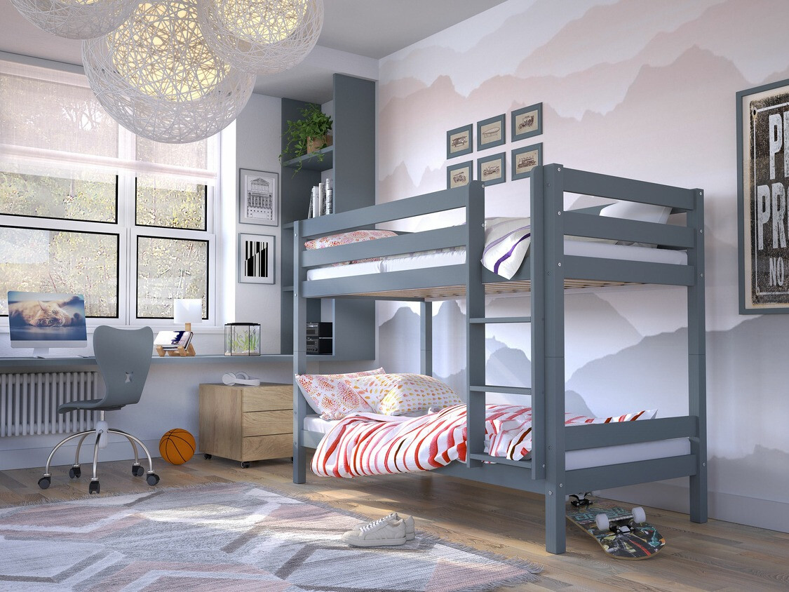 Bunk bed Ogden 163 (Anthracite)