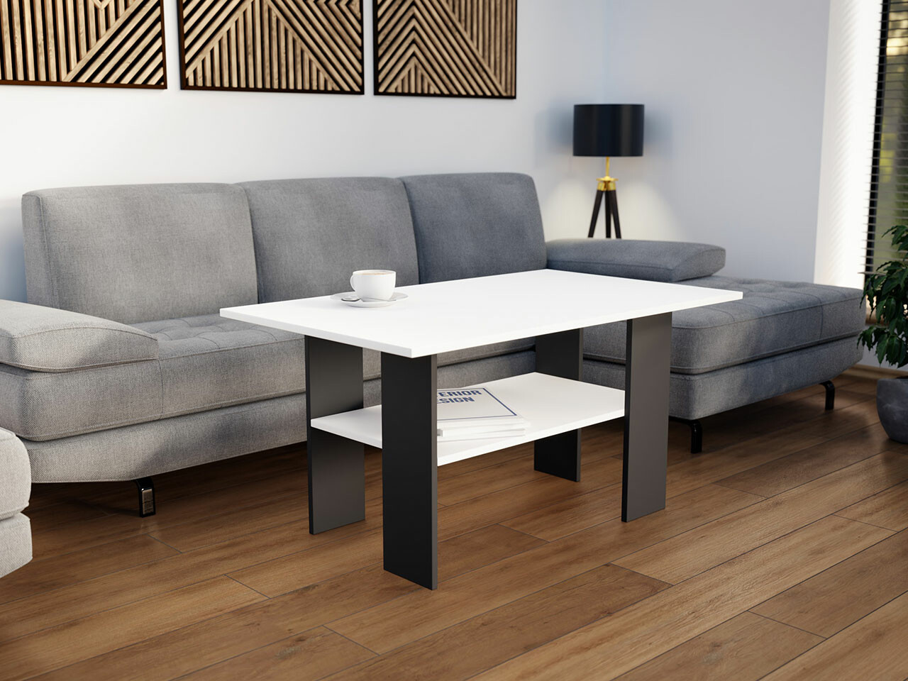 Coffee table Reading 101 (Black + White)