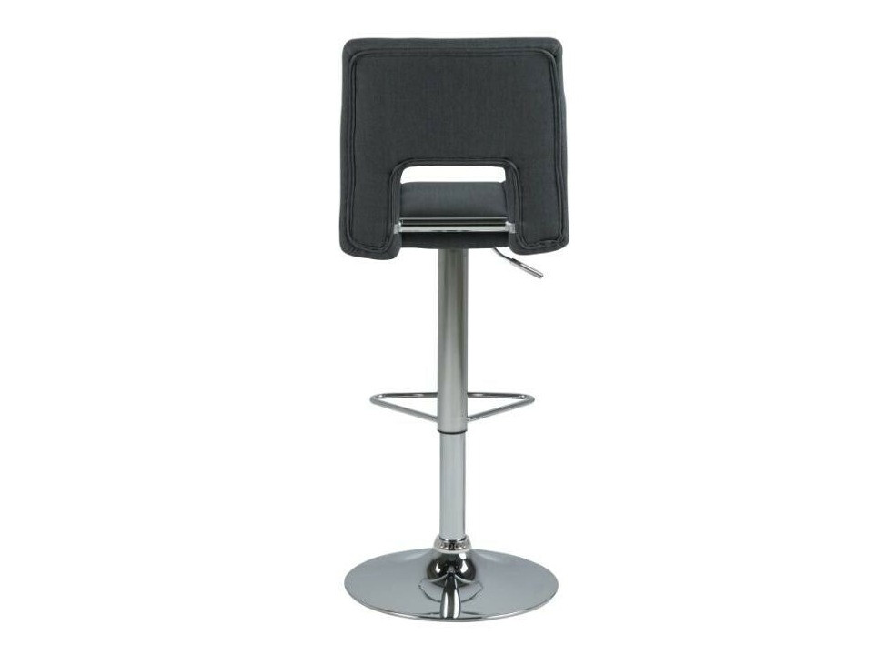 Counter stool Norsica 164 (Dark grey + Silver)