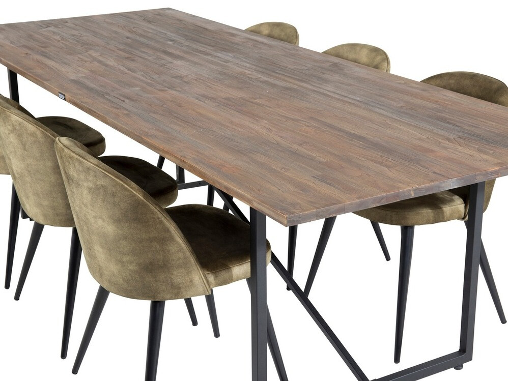 Dining set Dallas 1598 (Dusty green)