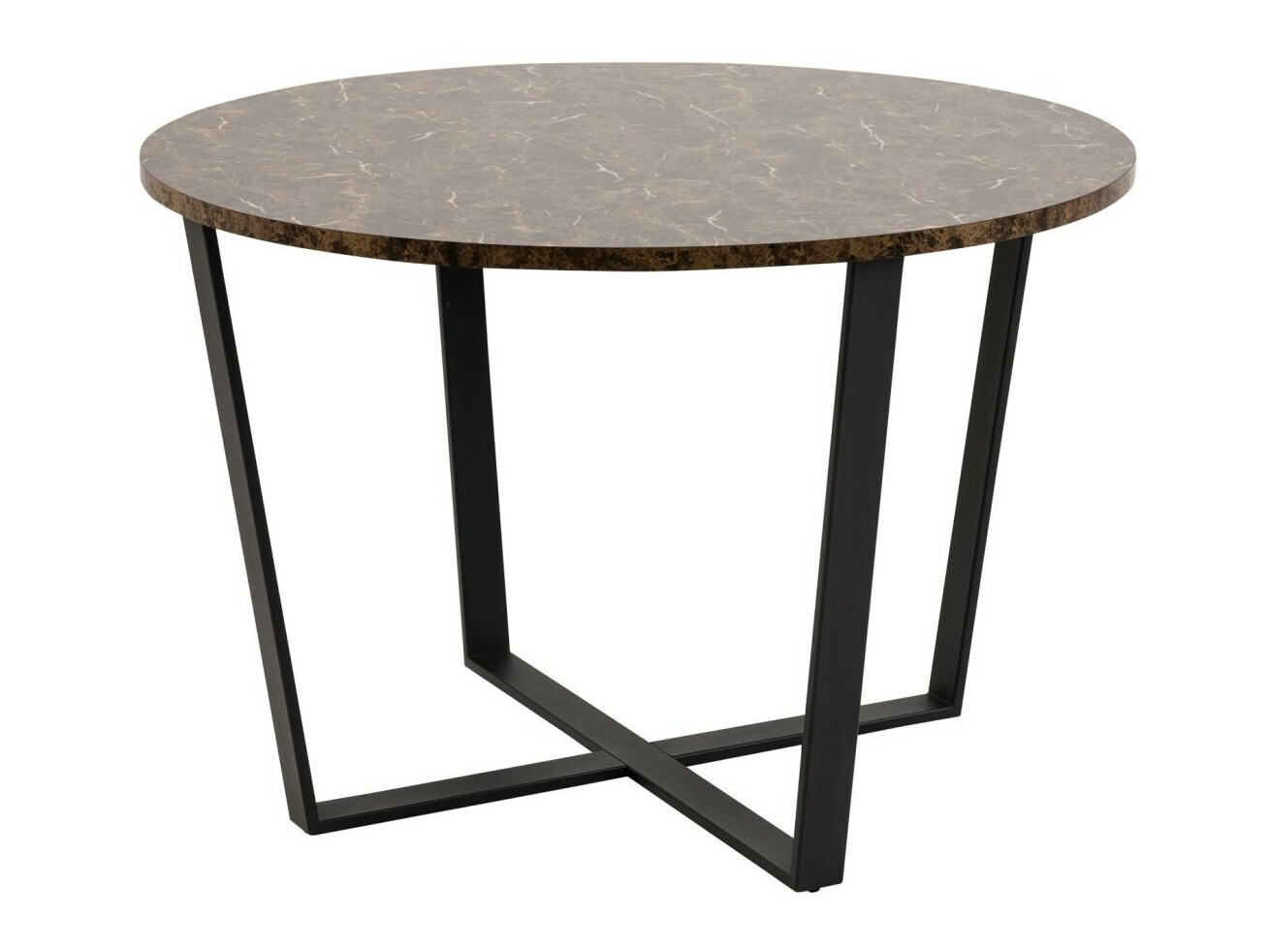 Table Norsica 309 (Brown marble + Black)