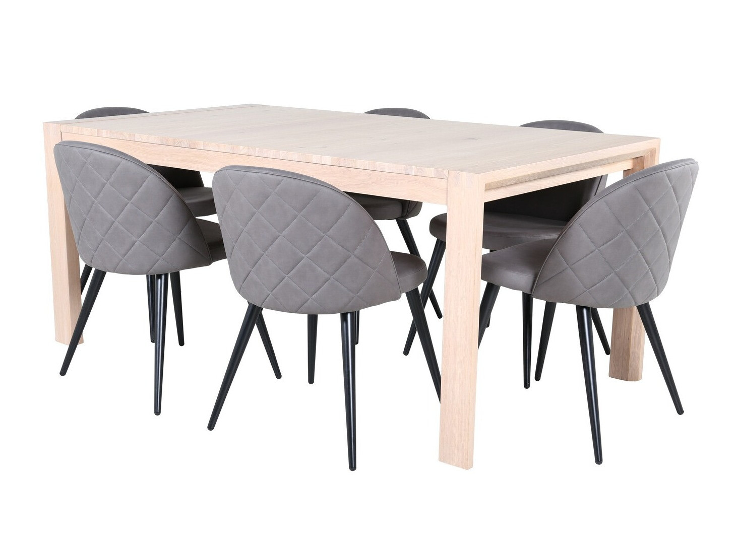 Dining set Dallas 2952 (Grey + Black)