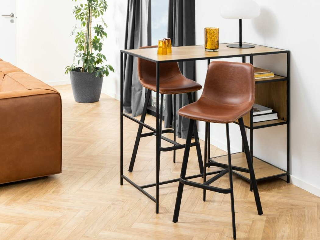 Bar stool Norsica 582 (Brown)