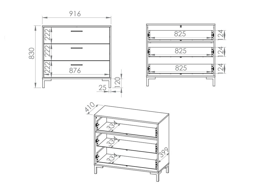 Chest of drawers Larnolo 112
