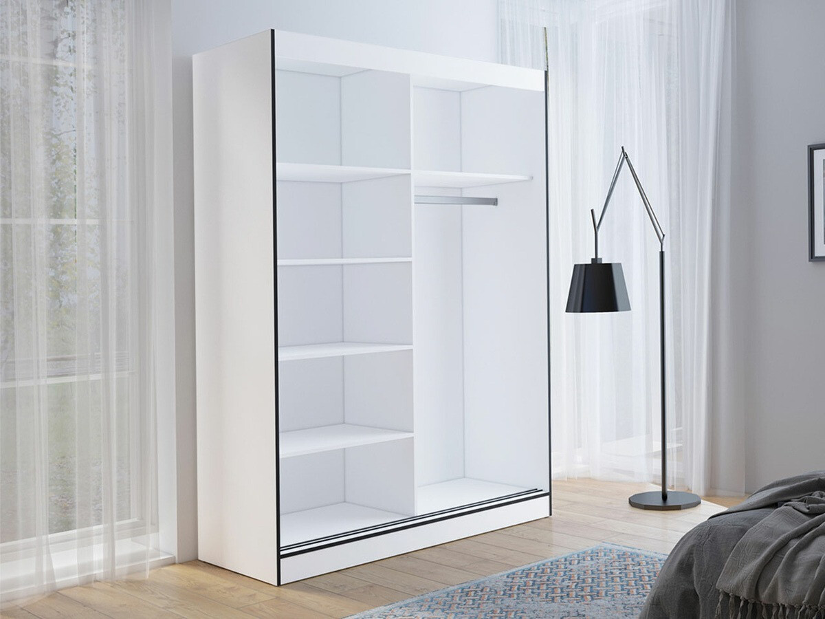 Wardrobe Toledo 118 (Artisan oak + Black)