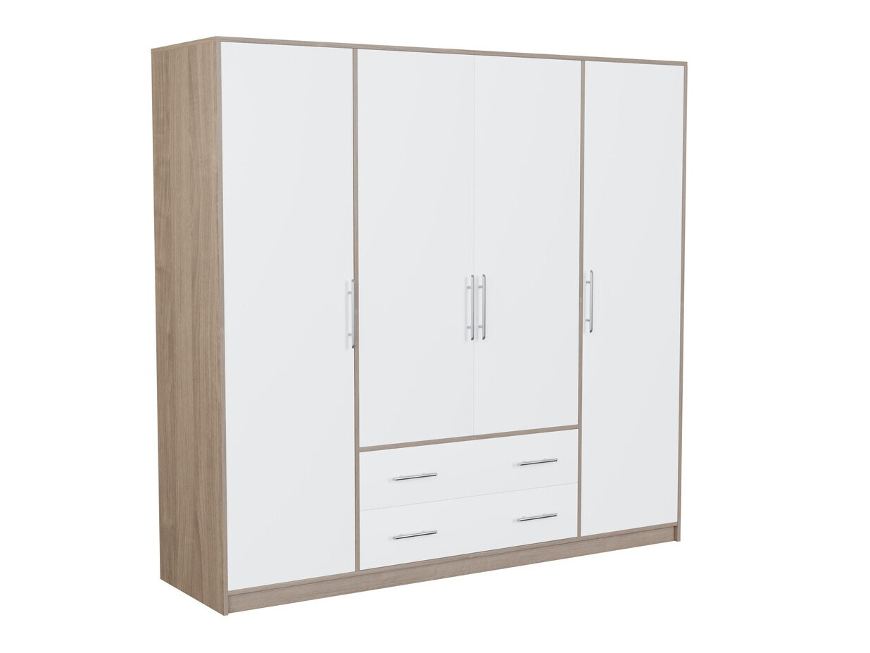 Wardrobe Cavmero 100 (Sonoma oak + White)