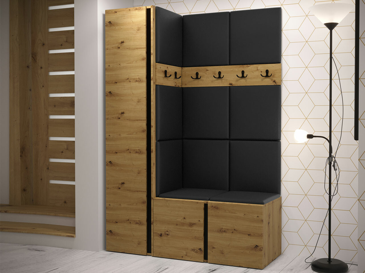 Hallway set Hartford 471 (Artisan oak)