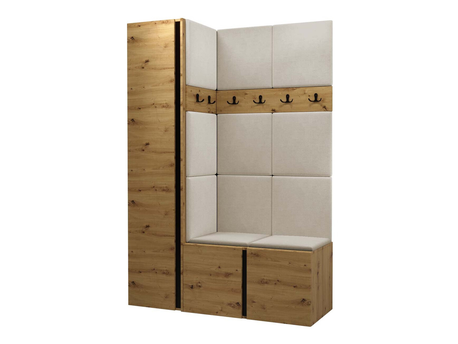 Hallway set Pinis IX (Artisan oak)