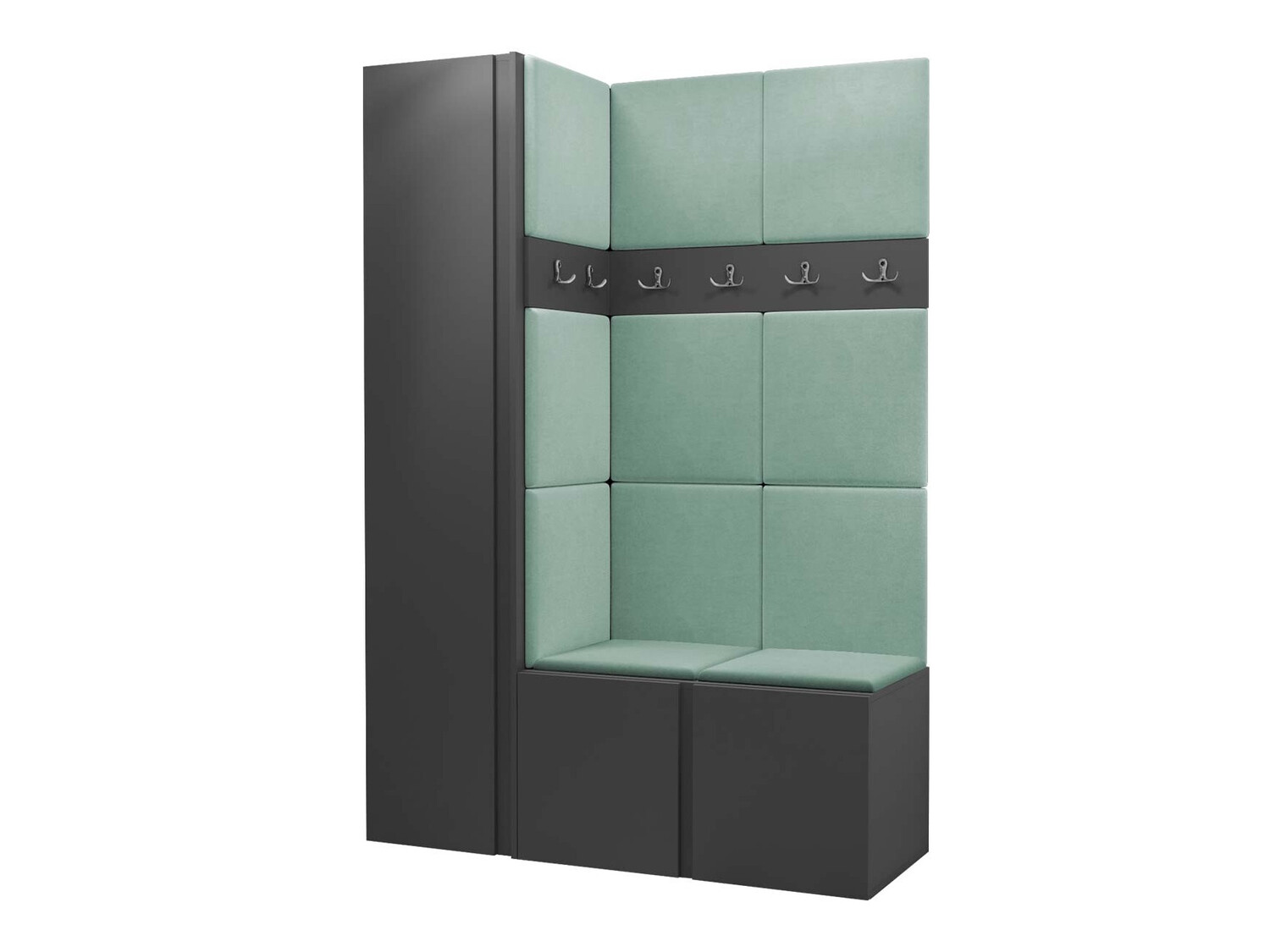 Hallway set Pinis IX (Graphite)