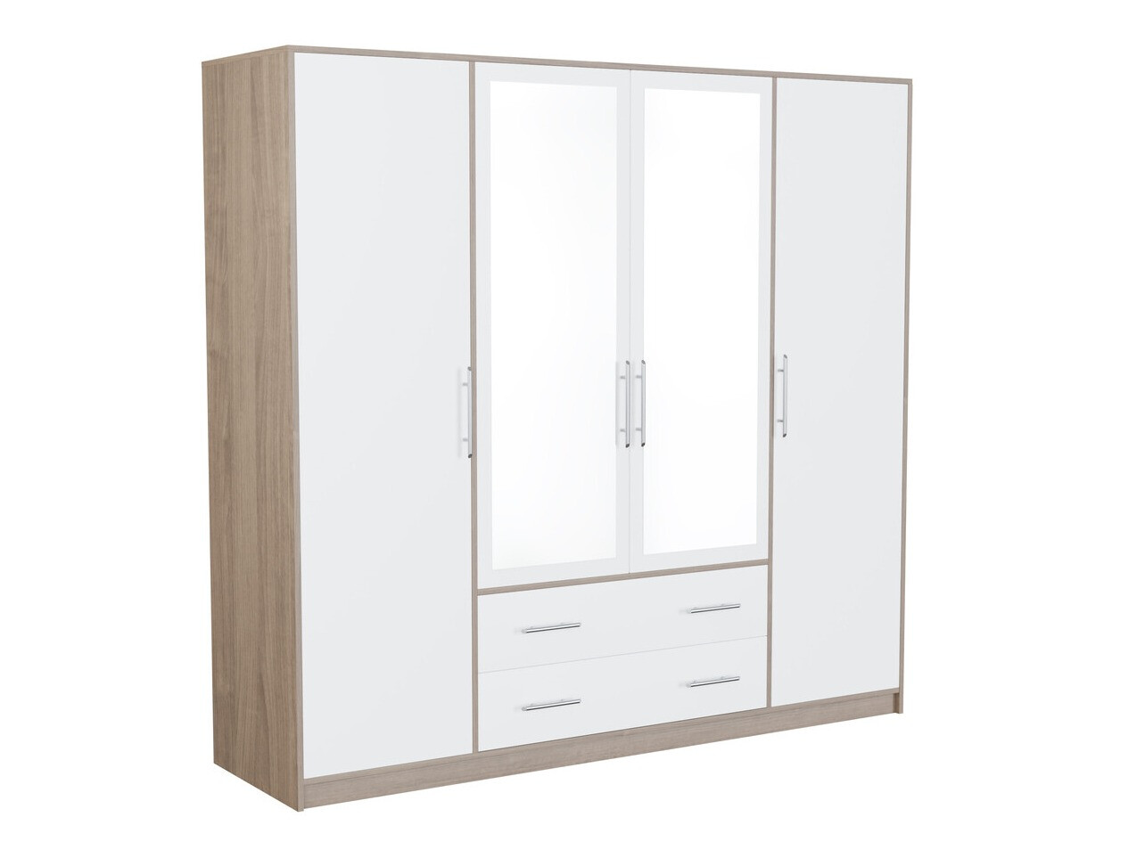 Wardrobe Cavmero 101 (Sonoma oak + White)