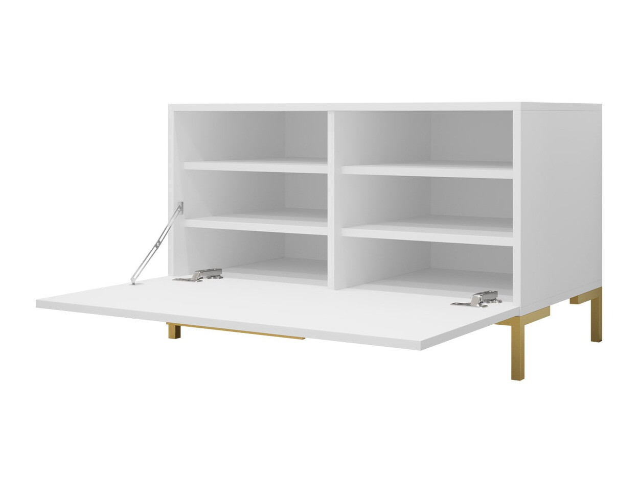 Shoe cabinet Nomal (White + Golden)