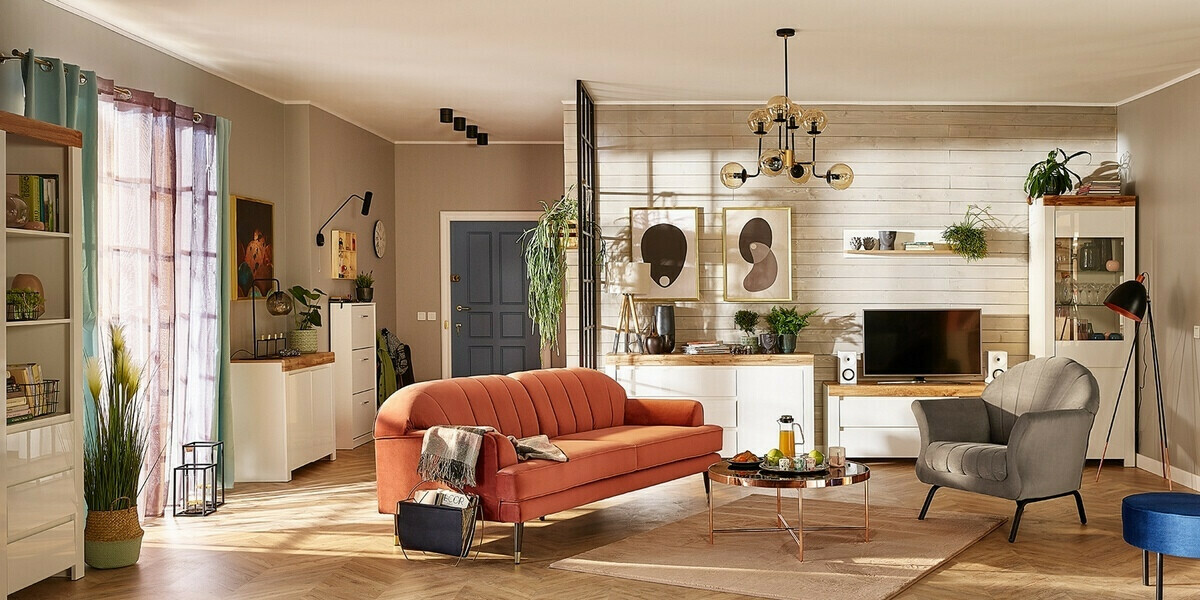 Wall shelf Sonsoru 102 (White + Wotan Oak)