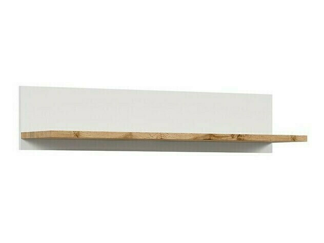 Wall shelf Sonsoru 102 (White + Wotan Oak)