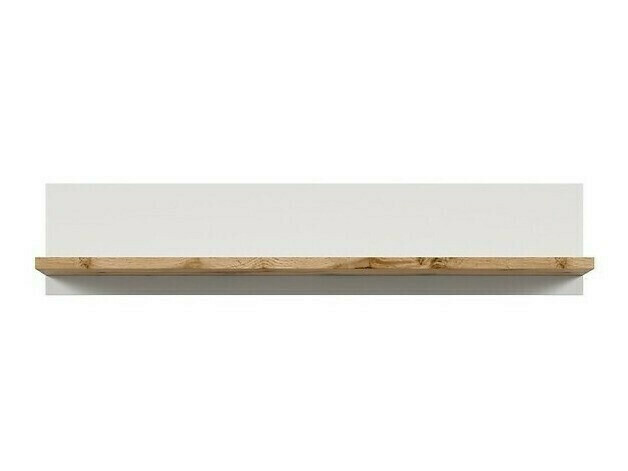 Wall shelf Sonsoru 102 (White + Wotan Oak)