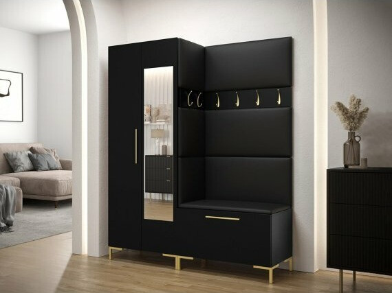 Wardrobe Nomal I (Black + Golden)