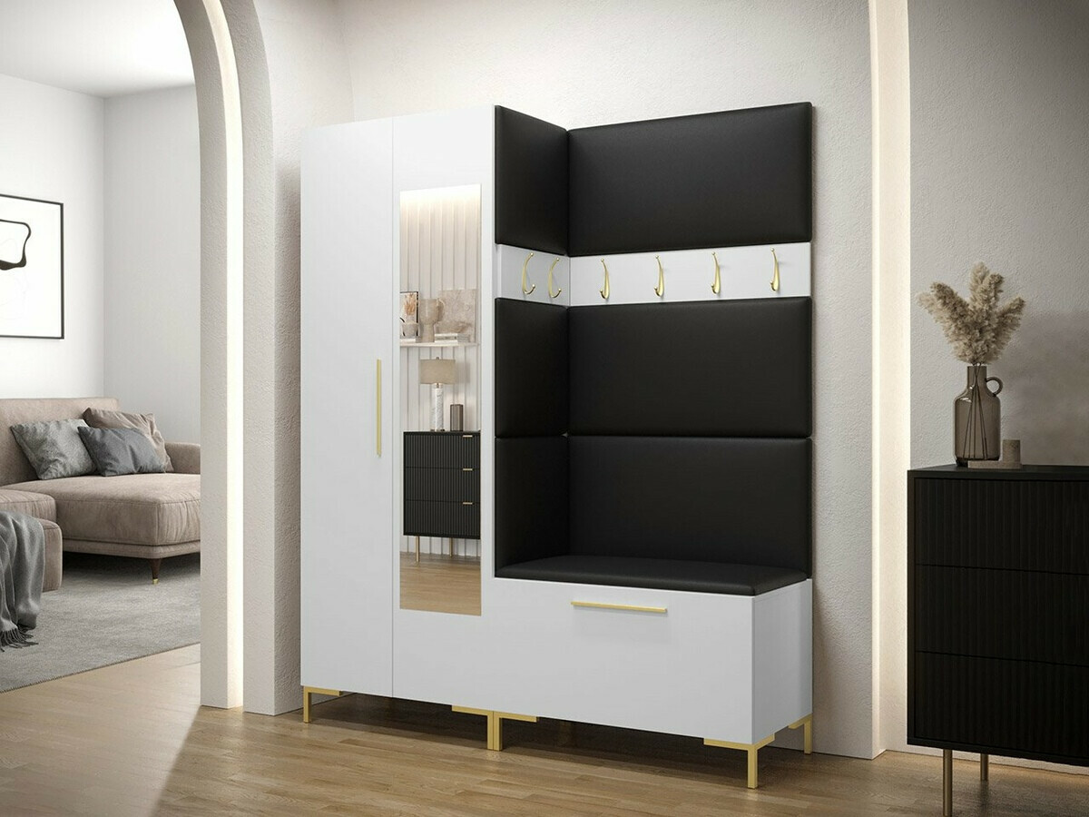 Wardrobe Nomal I (White + Golden)