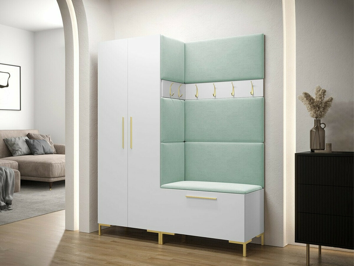 Wardrobe Nomal (White + Golden)