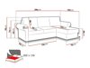 Corner sofa Columbus 131 (Poso 05)