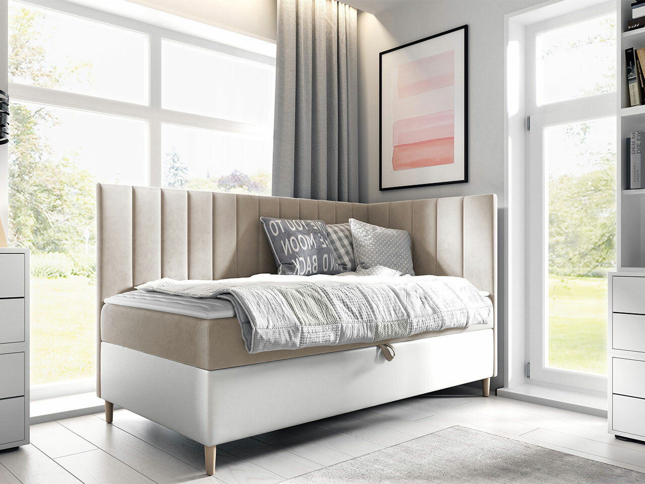 Continental bed Lucus (Soft 017 + Fresh 1)