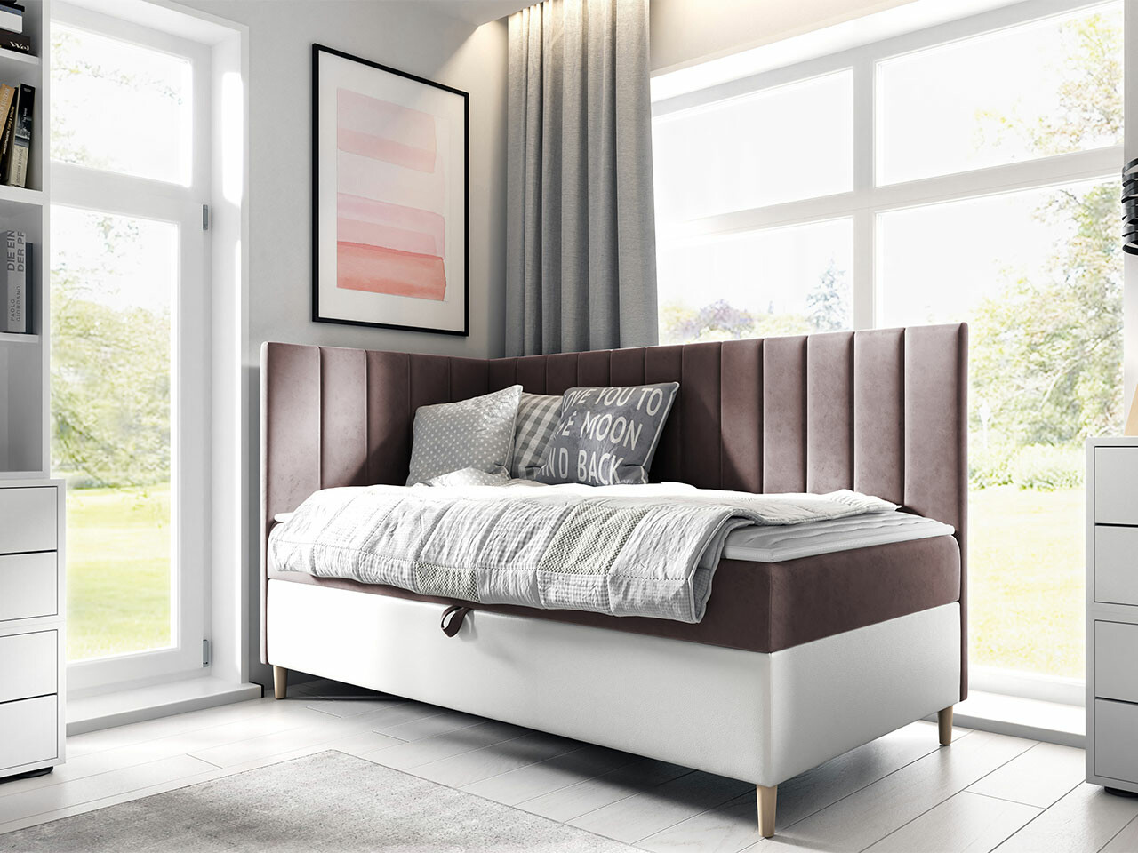 Continental bed Lucus (Soft 017 + Fresh 9)