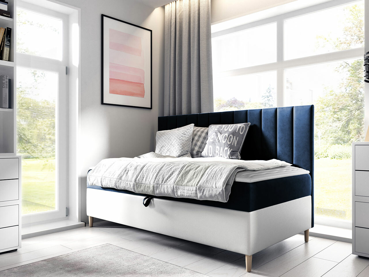 Continental bed Lucus I (Soft 017 + Fresh 11)