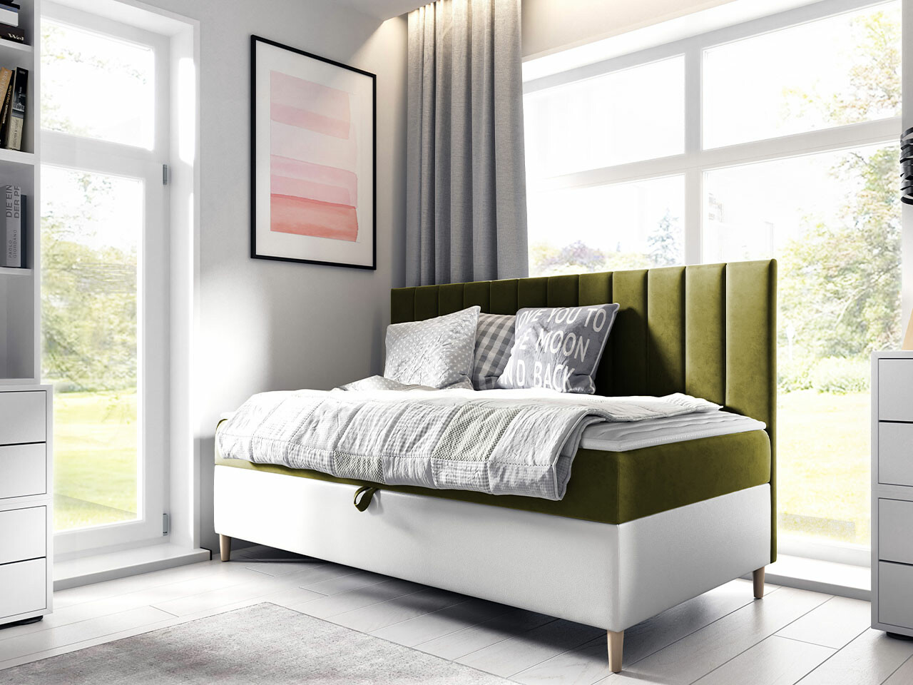 Continental bed Lucus I (Soft 017 + Fresh 12)