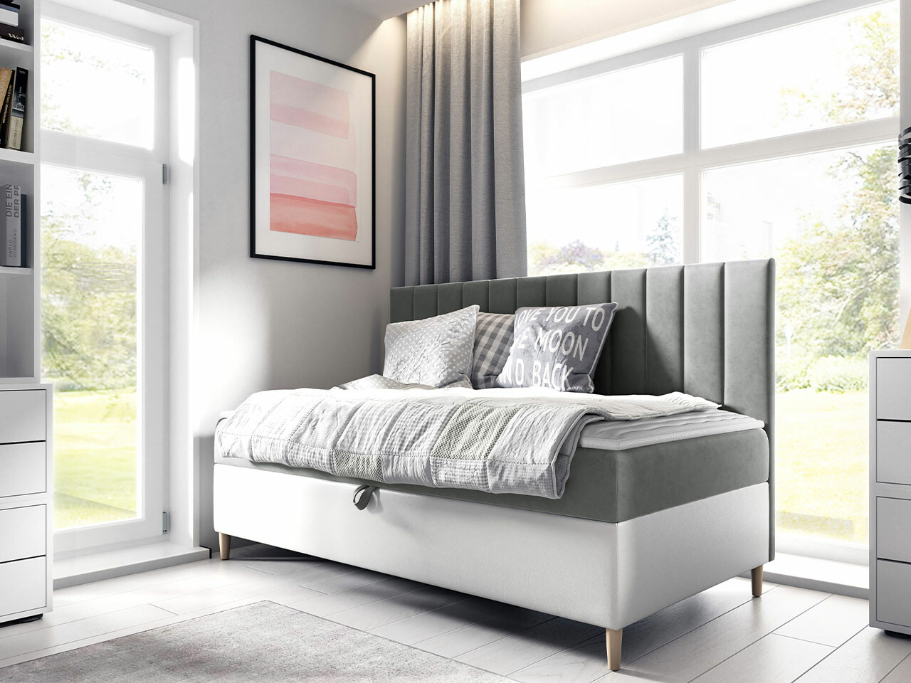 Continental bed Lucus I (Soft 017 + Fresh 14)