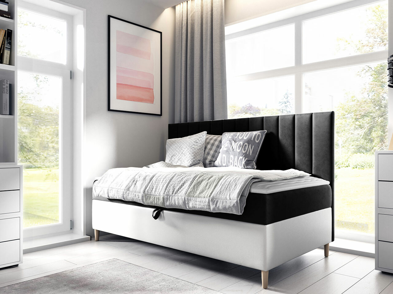 Continental bed Lucus I (Soft 017 + Fresh 17)