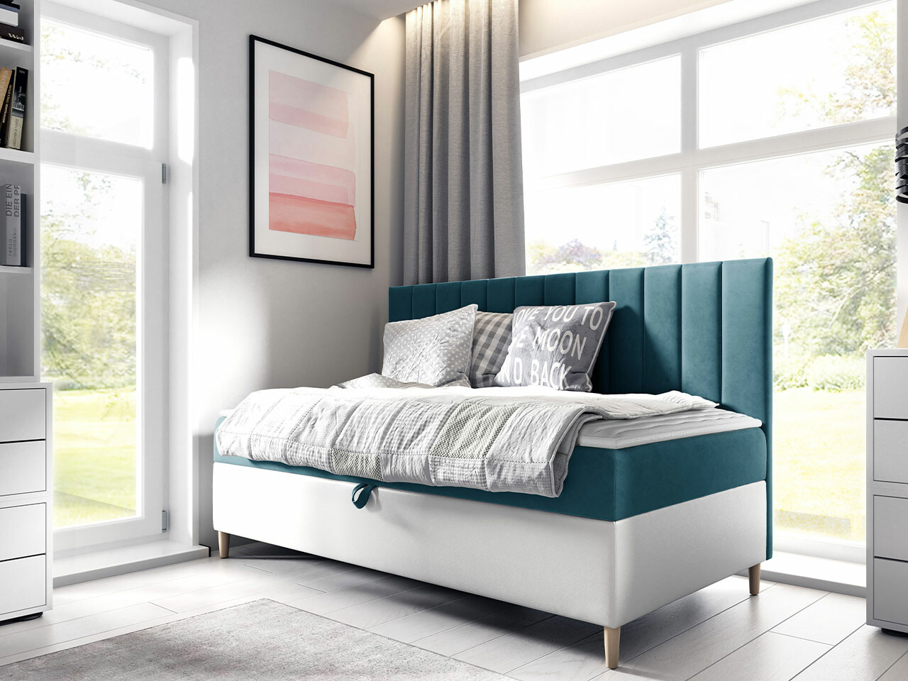 Continental bed Lucus I (Soft 017 + Fresh 34)