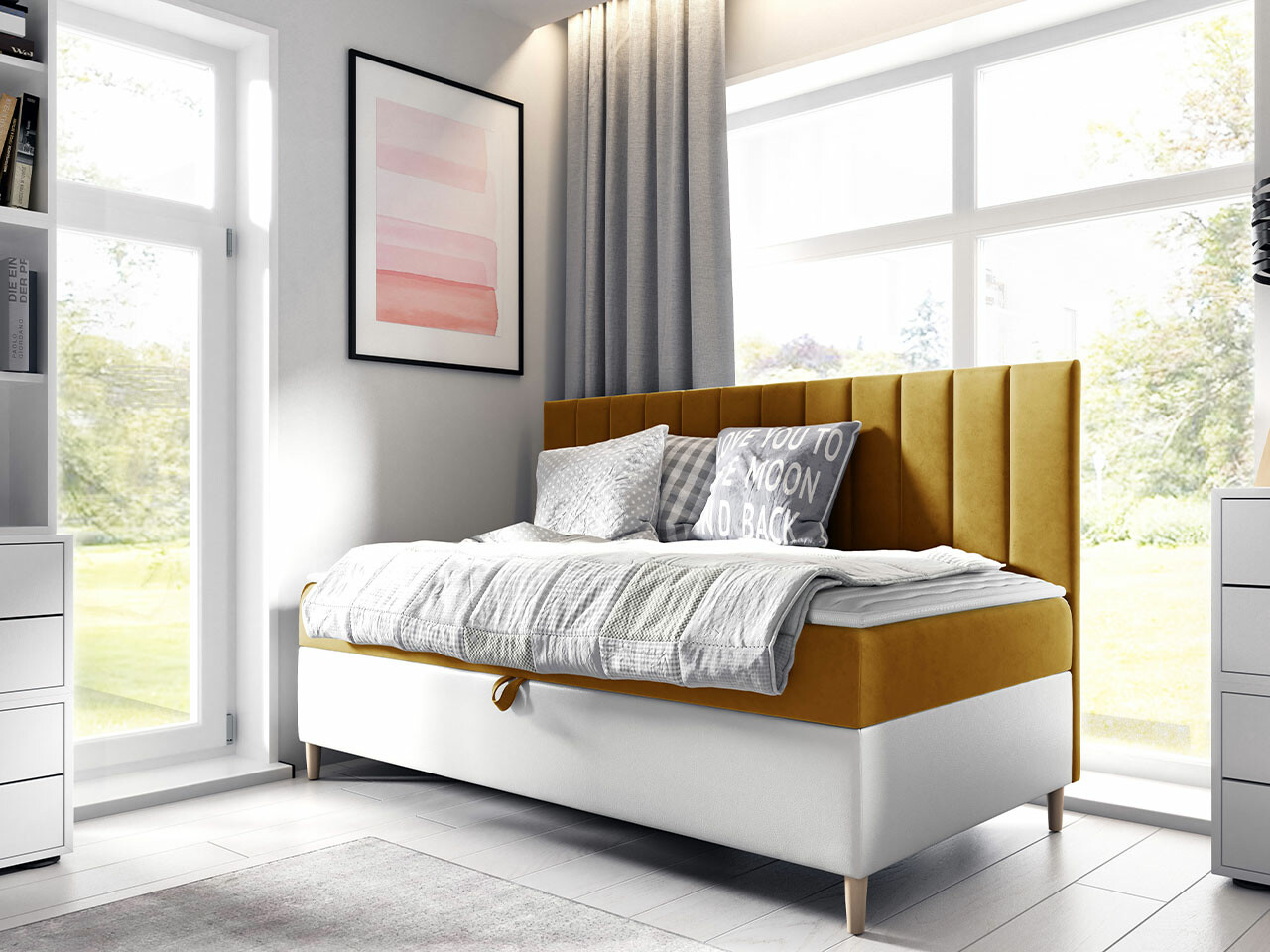 Continental bed Lucus I (Soft 017 + Fresh 37)