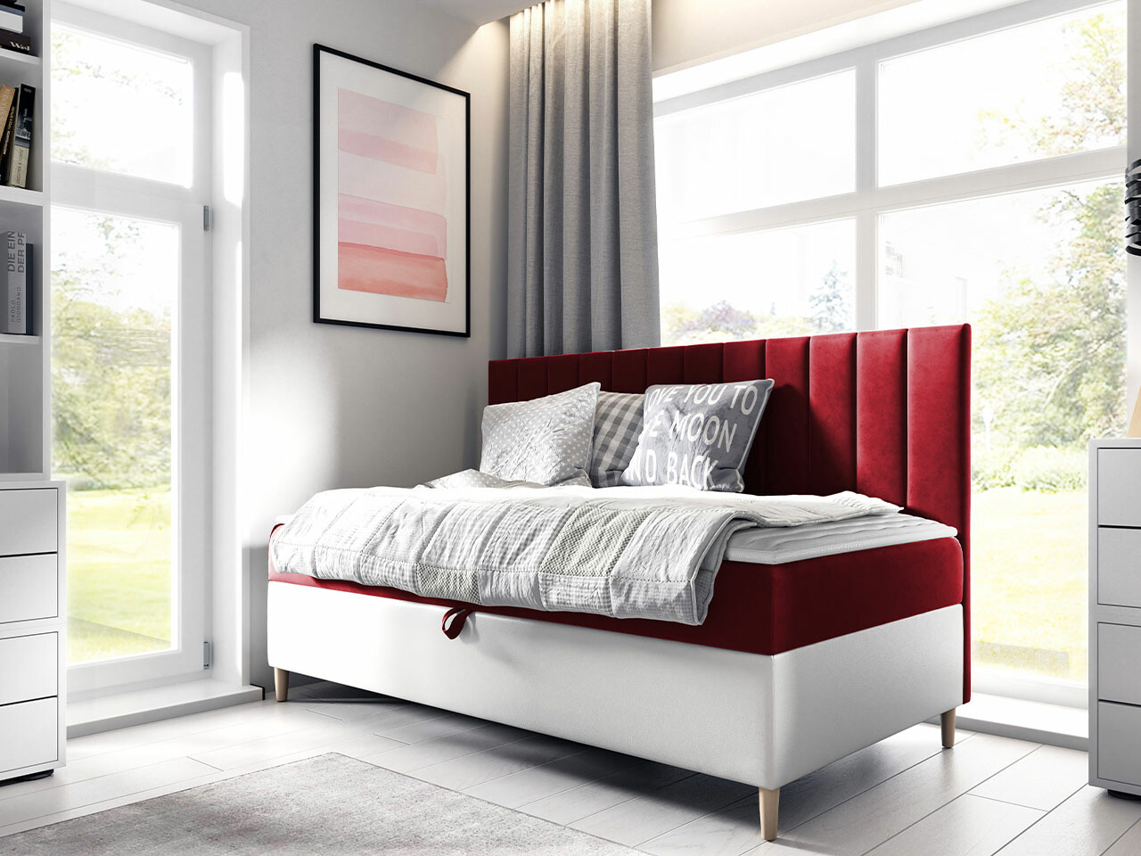 Continental bed Lucus I (Soft 017 + Fresh 8)