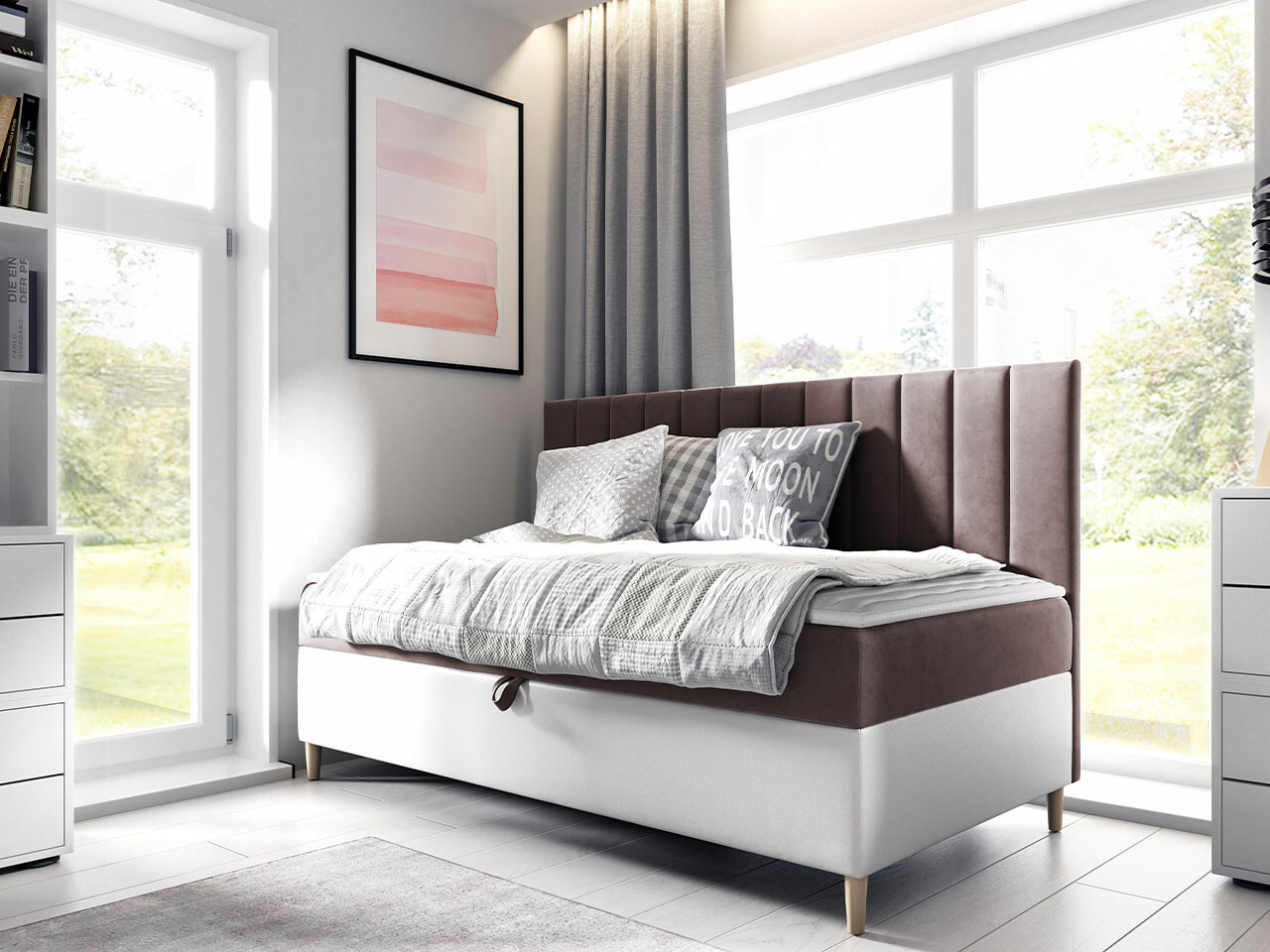 Continental bed Lucus I (Soft 017 + Fresh 9)