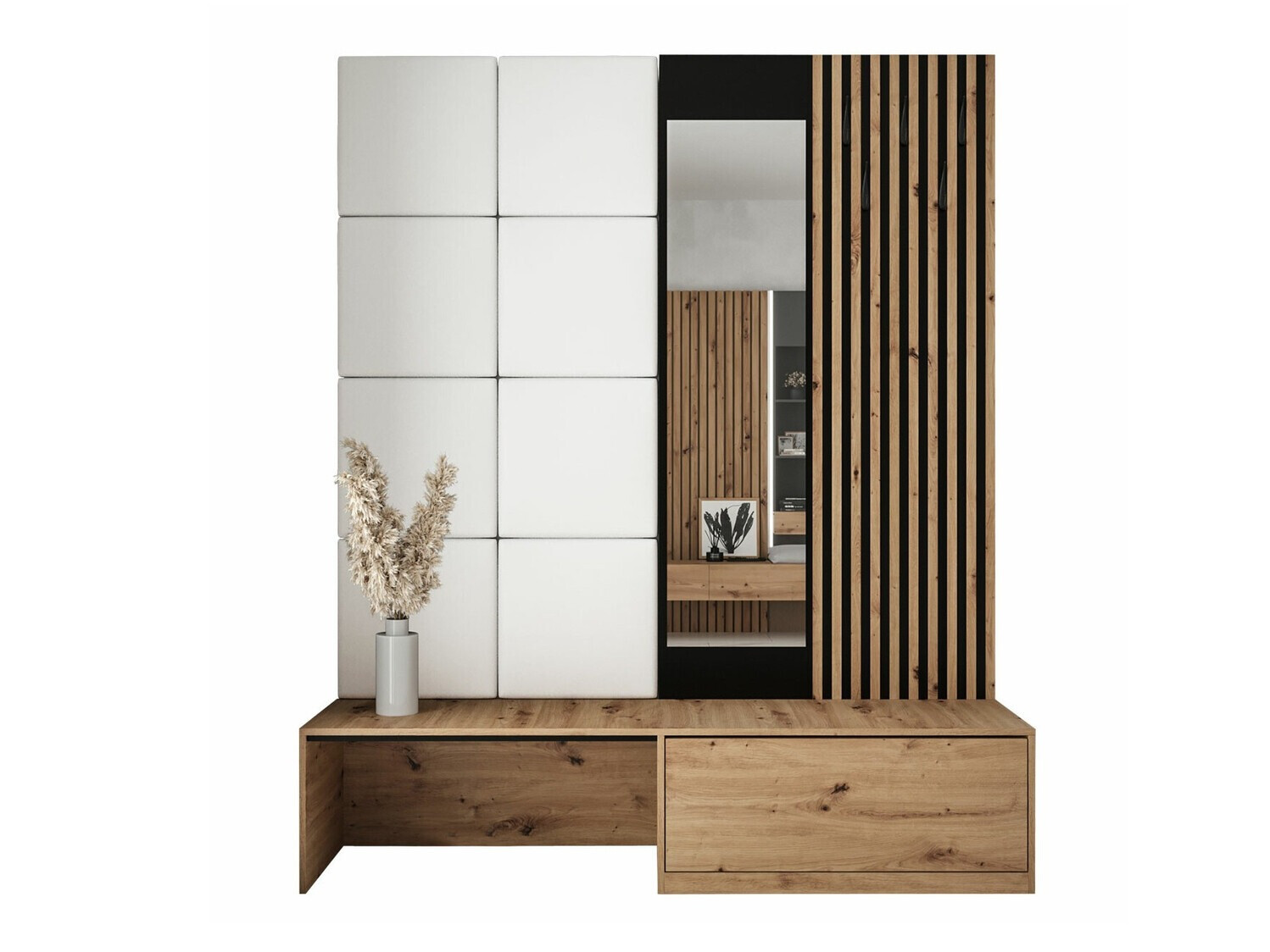 Hallway set Fabor (Artisan oak + Soft 017)