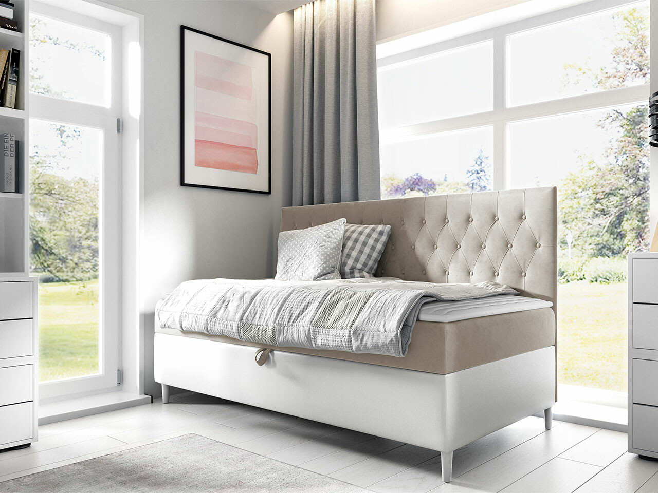 Continental bed Baltimore 166 (Soft 017 + Fresh 1)