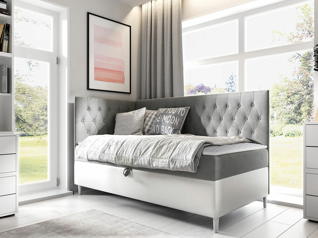 Continental bed Lucus III (Soft 017 + Fresh 14)
