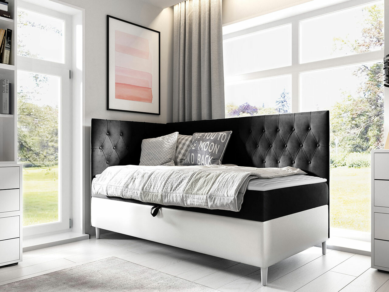 Continental bed Lucus III (Soft 017 + Fresh 17)