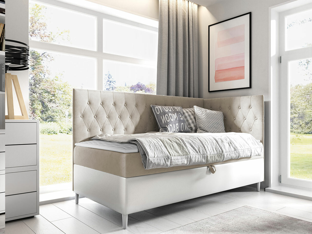 Continental bed Lucus III (Soft 017 + Fresh 1)