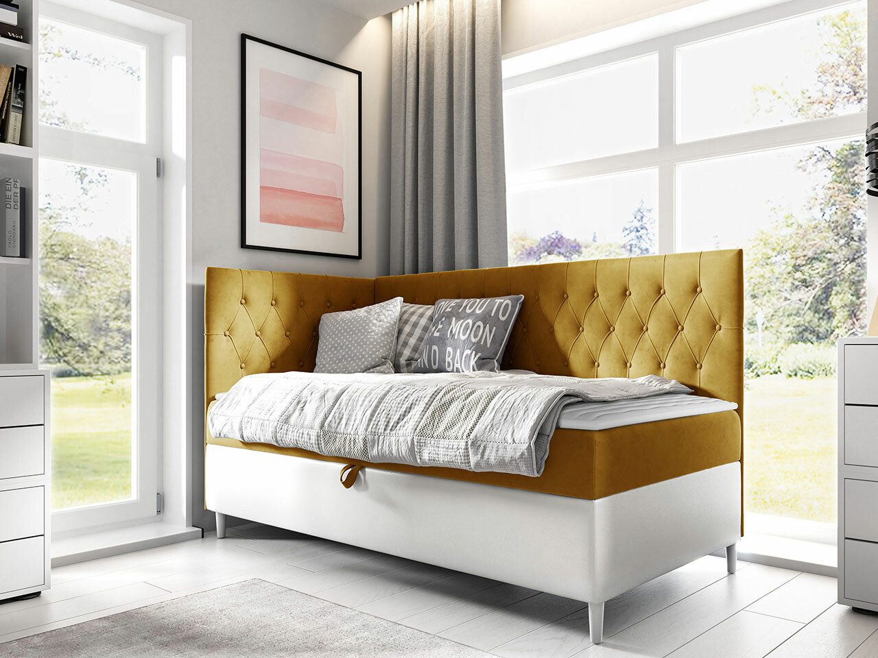 Continental bed Lucus III (Soft 017 + Fresh 37)