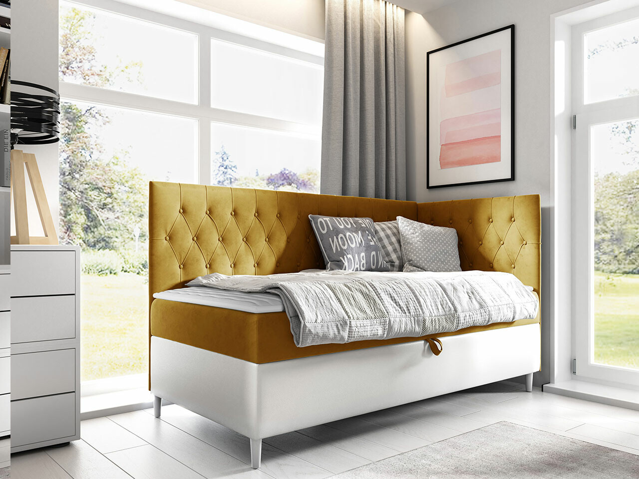 Continental bed Lucus III (Soft 017 + Fresh 37)