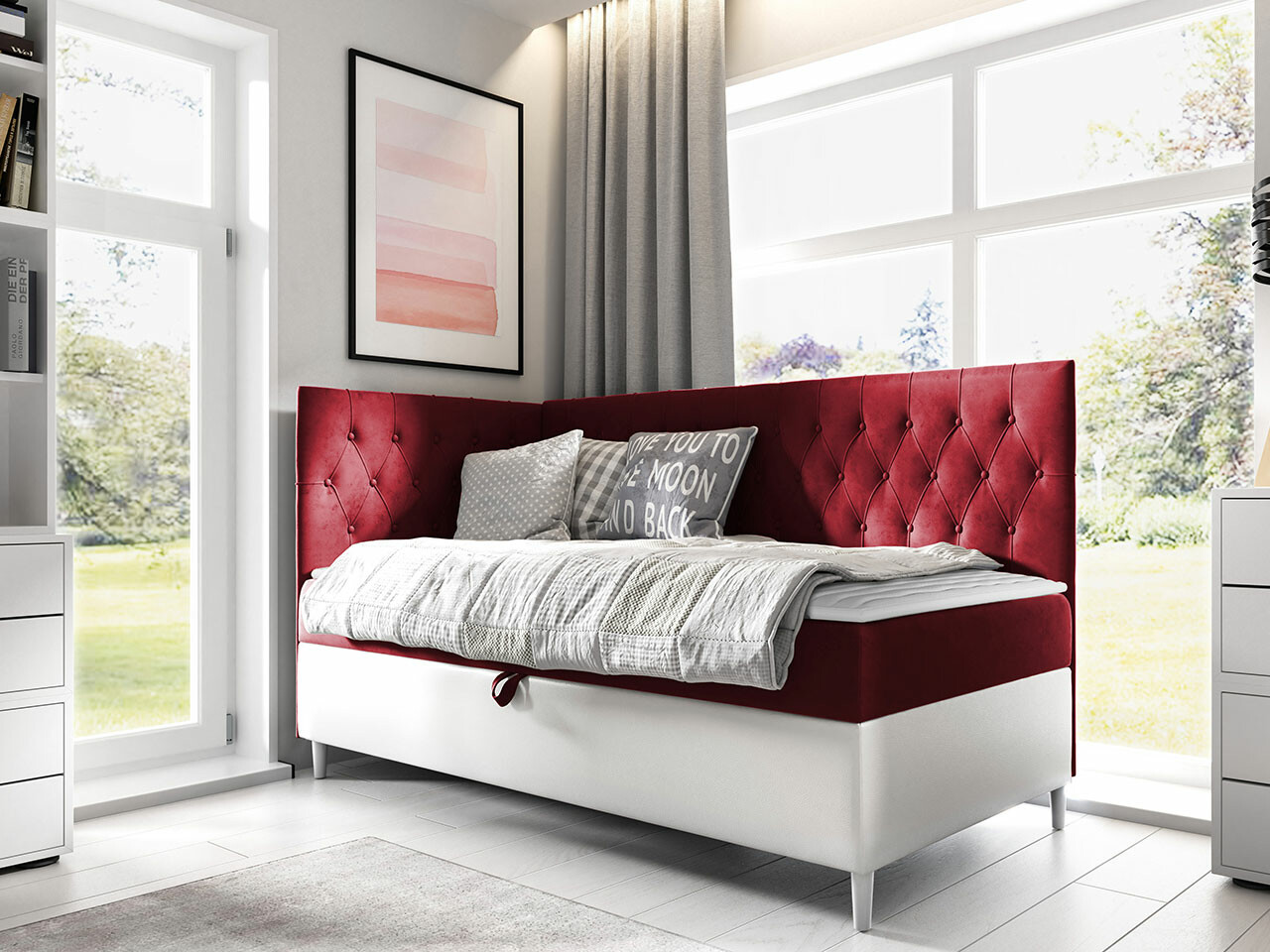Continental bed Lucus III (Soft 017 + Fresh 8)