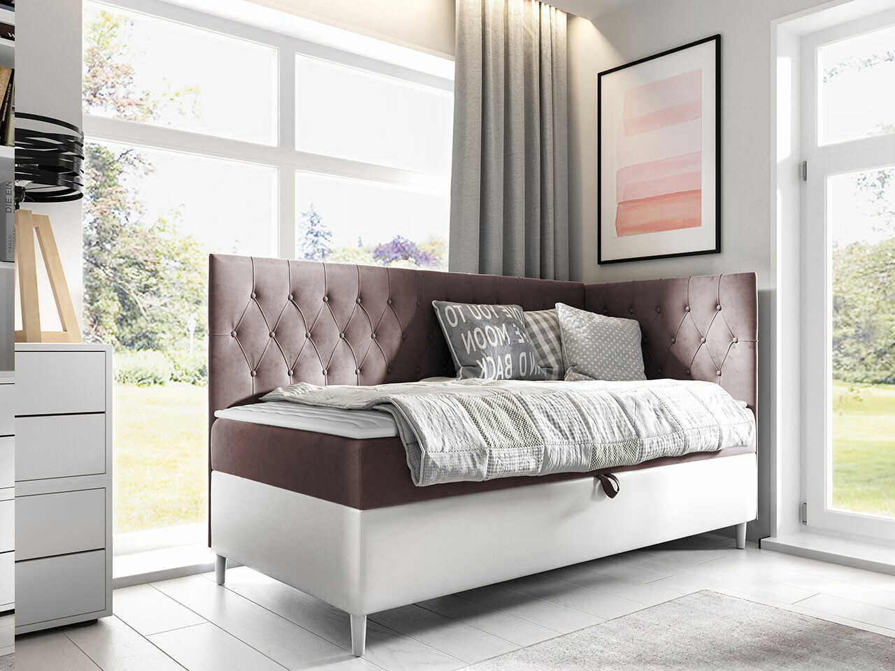 Continental bed Lucus III (Soft 017 + Fresh 9)