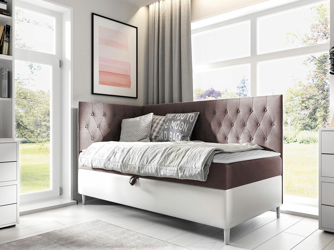 Continental bed Lucus III (Soft 017 + Fresh 9)