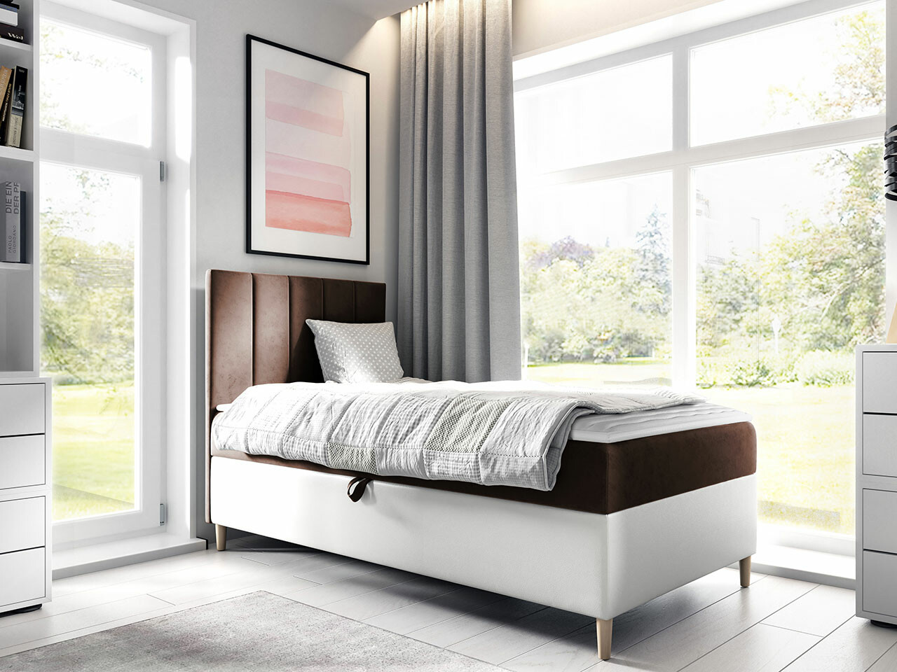 Continental bed Lucus VI (Soft 017 + Fresh 4)