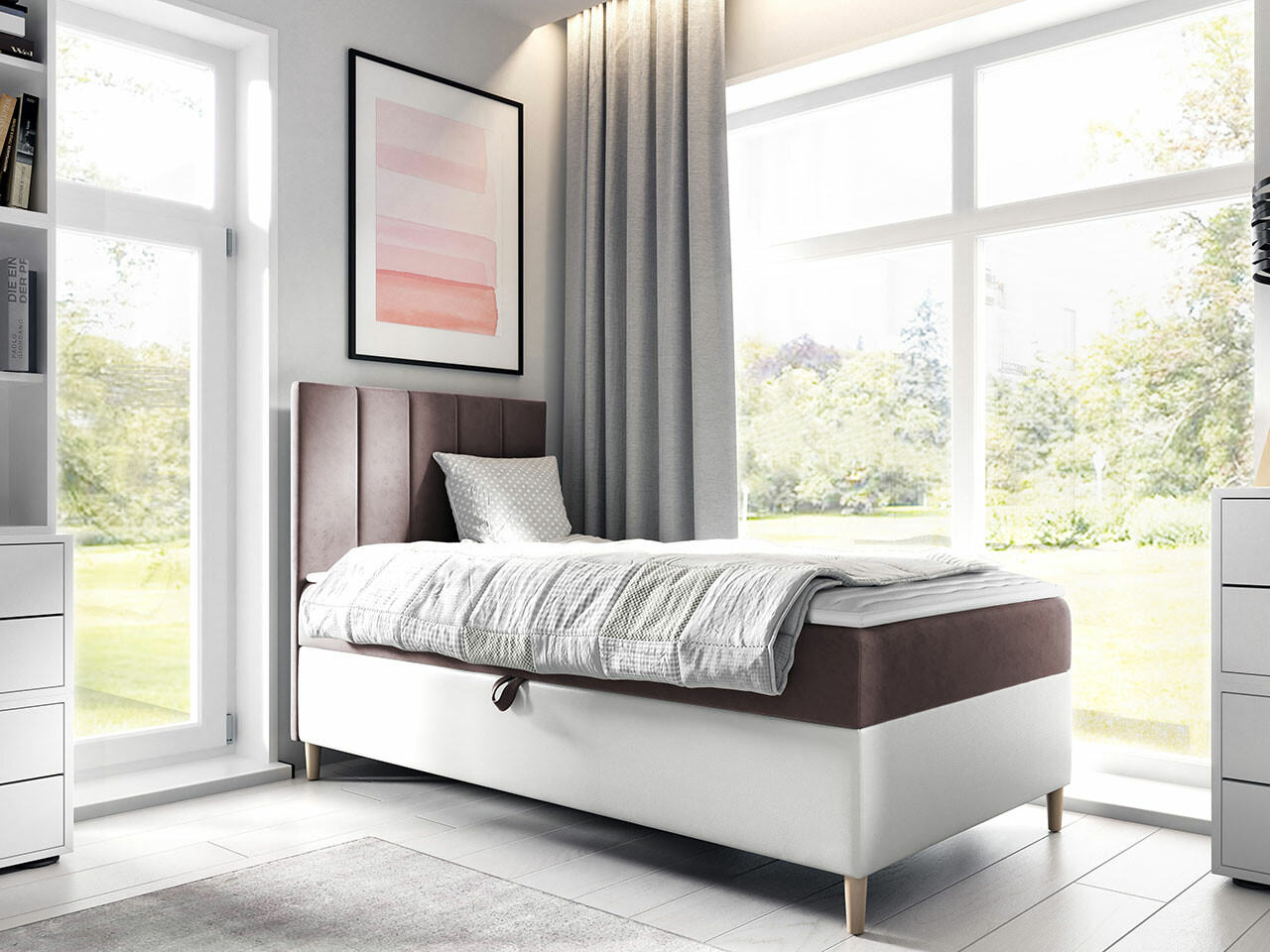 Continental bed Lucus VI (Soft 017 + Fresh 9)