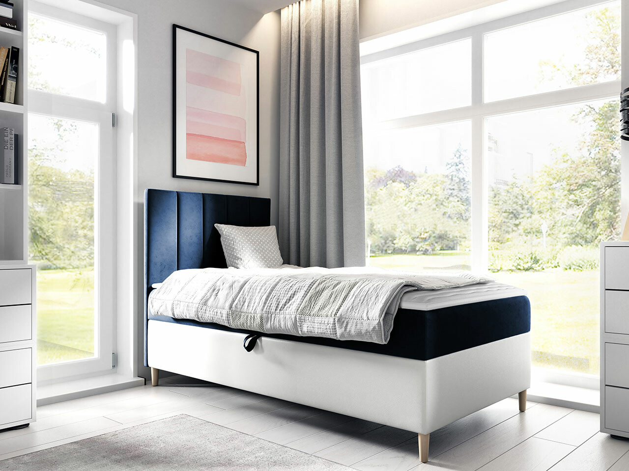 Continental bed Lucus VI (Soft 017 + Fresh 11)