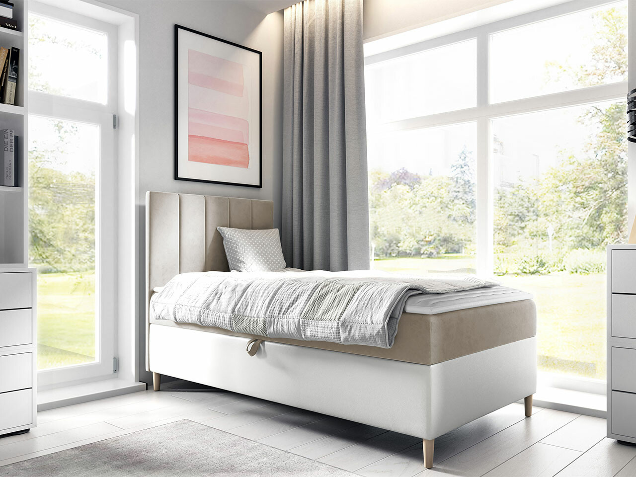 Continental bed Lucus VI (Soft 017 + Fresh 1)
